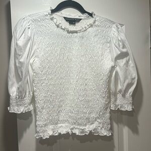 Veronica Beard white cotton casual tee